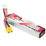 GAONENG GNB 550mAh 2S 100C 7.6V LiHV LiPo Battery Long Type XT30